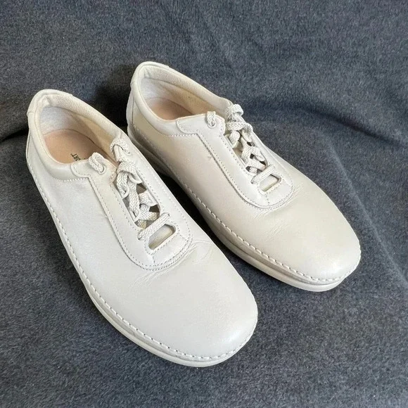 SAS womens shoes Traveler Athletic Lace Up 11W beige bone - Picture 1 of 6